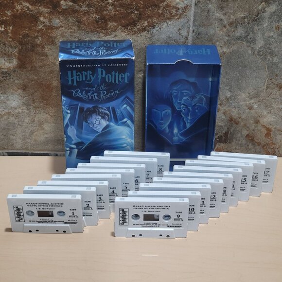 Harry Potter and the Order of the Phoenix JK Rowling Unabridged 17 Cassettes - Picture 6 of 9